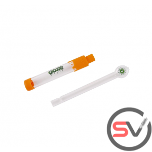 OOZE SLIDER GLASS BLUNT DISPLAY - ASSORTED COLORS - 18CT